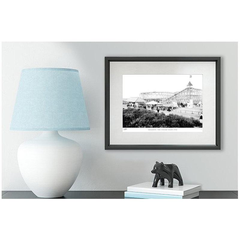 Skegness, The Figure Eight 1910 - Single Picture Frame Print, 48.4cm H x 63.6cm W x 2.3cm D