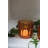 Janeisy 3.5" W Ribbed Glass Votive Holder