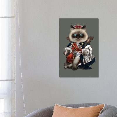Blue The Great 1 Piece Wrapped Canvas Wall Art