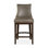 Upholstered Stool with Solid Wood Frame