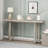 59.84'' Console Table, Stylish Rectangular Entryway Table, Outdoor Console Table For Patio, Sturdy Construction Hall Table, Sofa Table For Entrance, Hallway, Living Room, Bed Room And Patio, Grey-1605007750
