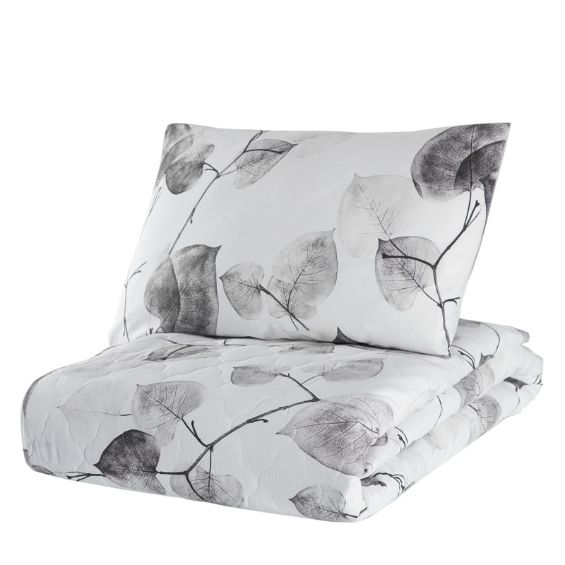 Cotton Floral Coverlet