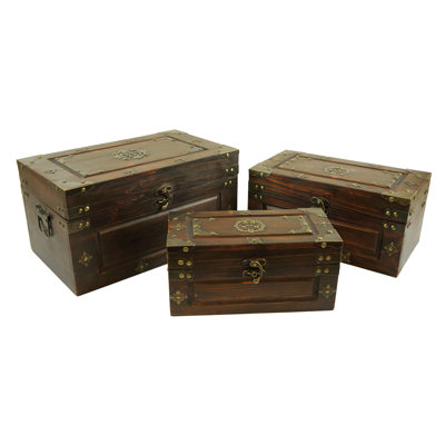 Wooden Decorative Trunk