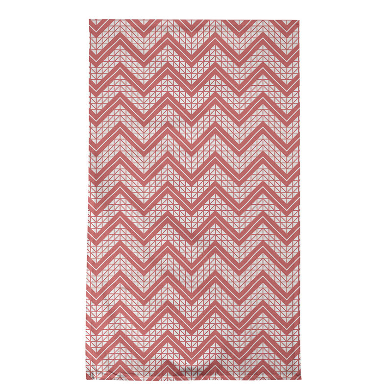 Stephenie Tea Towel Kitchen Towel, Pink/White/Light Pink, Cotton Twill