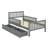 Platform Bed With Guardrails On Both Sides And Two Storage Drawers-370115570-370115581