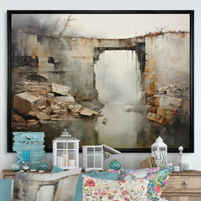 Impression sur toile, "Minimalisme Bridge Power"