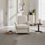 Fauteuil d'appoint moderne pivotant en tonneau avec rotation à 360 °, revêtement en chenille et base en bois massif pour le salon et les coins lecture.-649917183