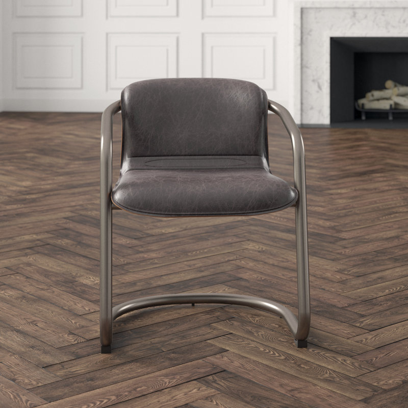 Chiavari Leather Arm Chair, Chestnut