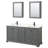 Deborah 80'' Double Bathroom Vanity with Quartz Top with Mirror-98208027-98208028-98208031