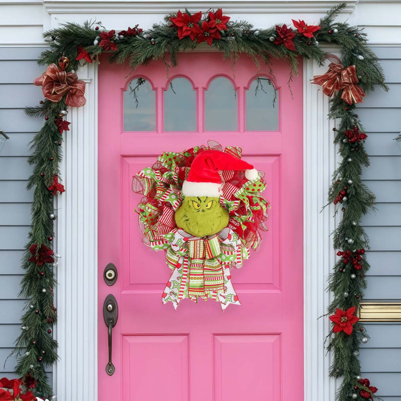 Couronnes de Noël pour porte d'entrée