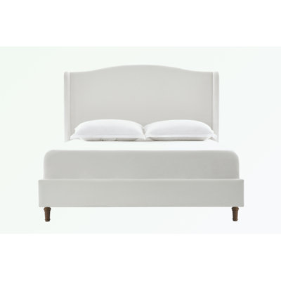 Kokoruda Tall 54" Headboard Upholstered Wingback Bed