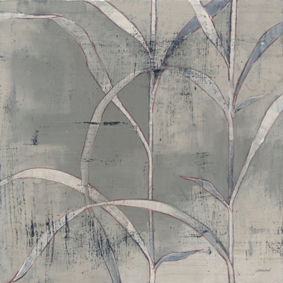 Dans le jardin III gris par Kathrine Lovell - peinture sur toile tendue