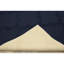 Tapis bleu marine à motif de treillis-1577188463