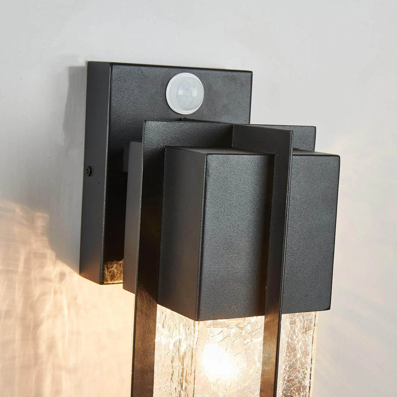 Outdoor Wall Sconce With Motion Sensor