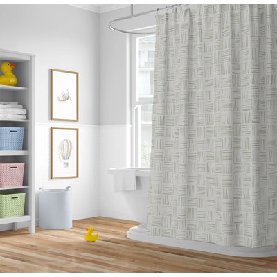 Lash Locked Ultra-Thin Lightweight Shower Curtain