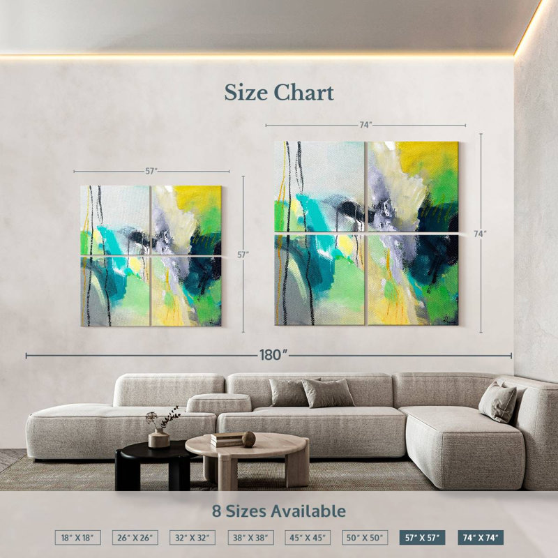 Interpretation, 57" H x 57" W