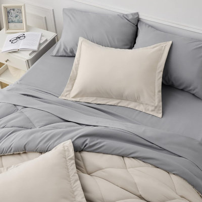 Best Seller Bedsure Comforter Set Reversible Bedding for All Seasons-89GSM