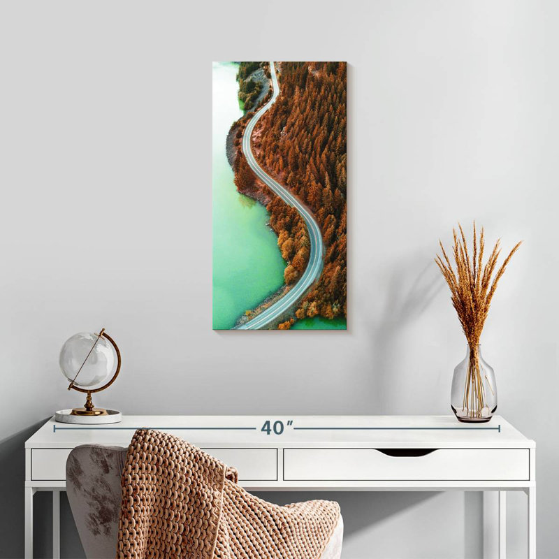 Diablo Lake Pine Forest, 24" H x 12" W