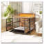 Chenil d'intérieur en bois multi-fonctions-123794362