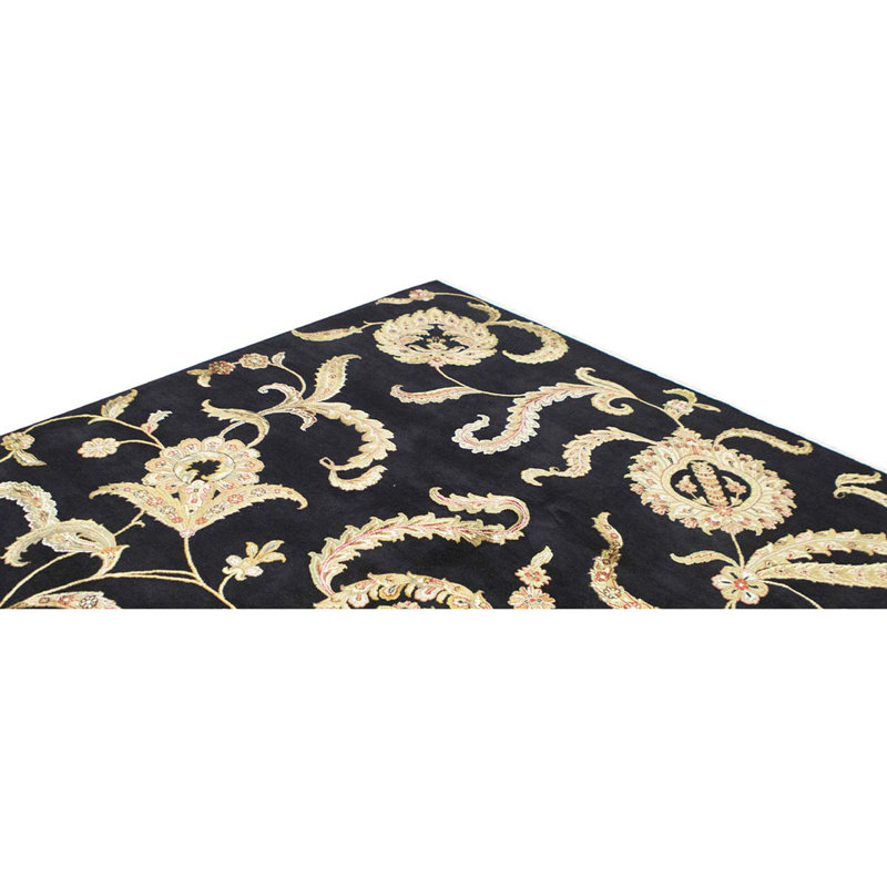 Wool Floral Area Rug