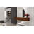 60" Bathroom Cabinet,Soft Close Drawer,Float Mounting Design