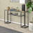 Kiyel 55'' Glass Top Console Table-1278321983
