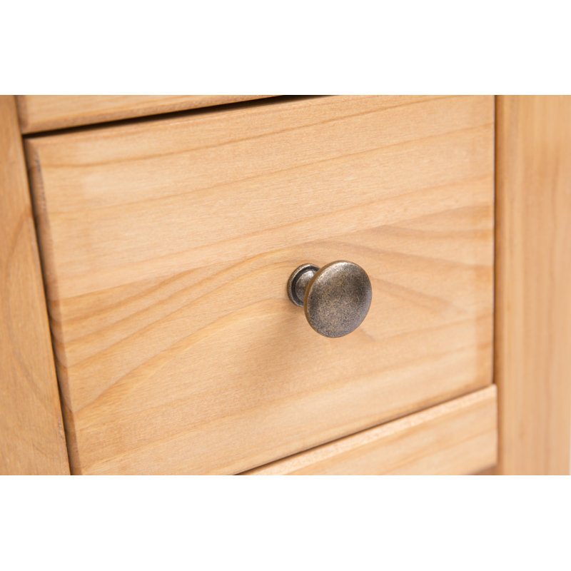 Welshire 35cm W Solid + Manufactured Wood Bedside Table