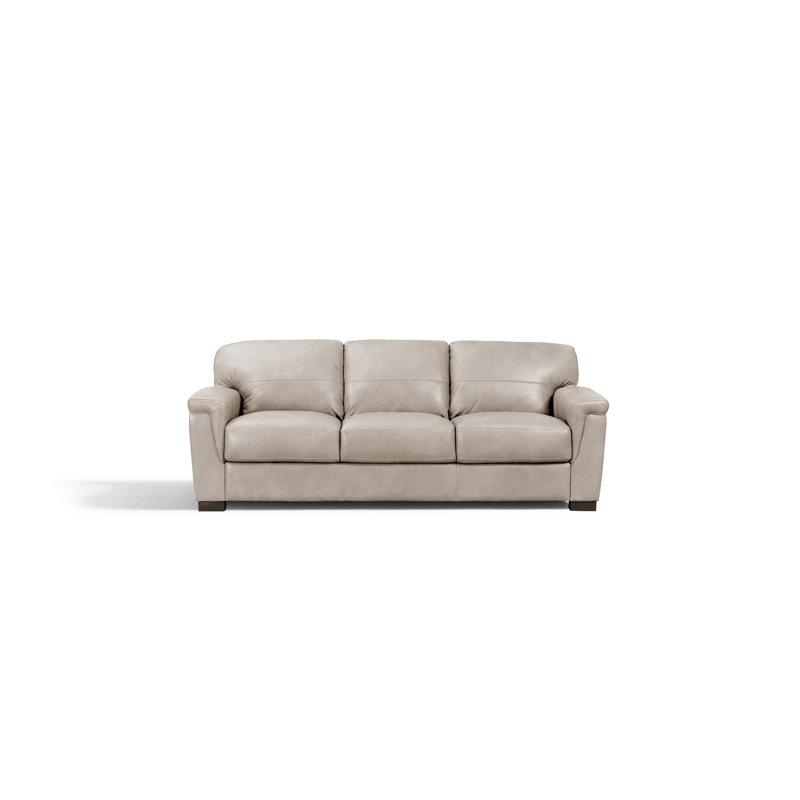 Cornelia Beige Leather Sofa