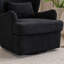 Chaise pivotante rembourrée en cuir synthétique-1867456544