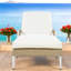 Fauteuil inclinable moderne ajustable en rotin Pe