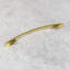 Brushed Brass Slim Bow Handles-126282172