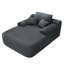 Chaise longue convertible désossée sans assemblage requis-658788252
