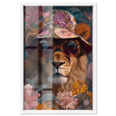 «Bloom in Floral Lion Pet» par Art Remedy