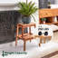 Tabouret à deux marches en acacia