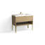 Modo 42" W Freestanding Single Bathroom Vanity with Dean Leg-750783241-780351510-780351530