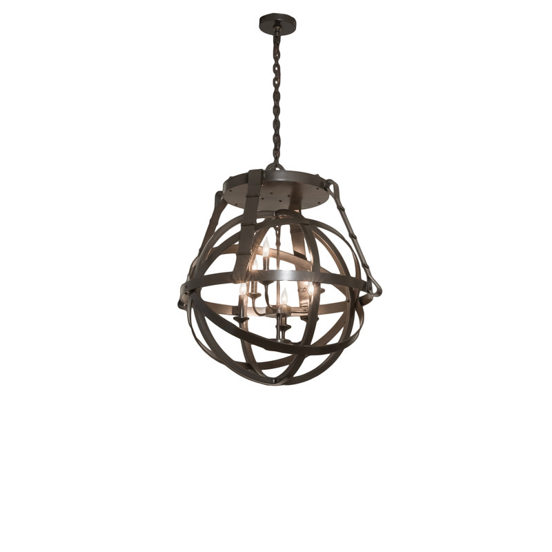 Lustre géométrique à 6 lumières Gulraiz