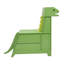 Teamson Kids Dinosaur Bookcase / Toy Organizer