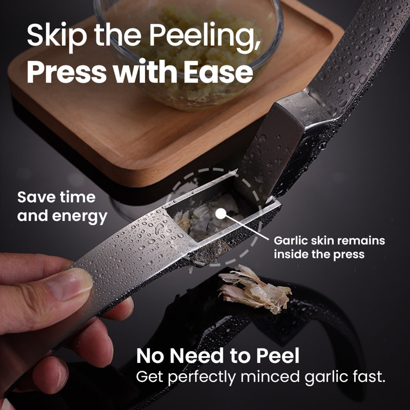 Presse-ail en acier inoxydable Gourmet Easy