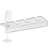 Gupta Wall Mounted Wine Glass Rack in Clear