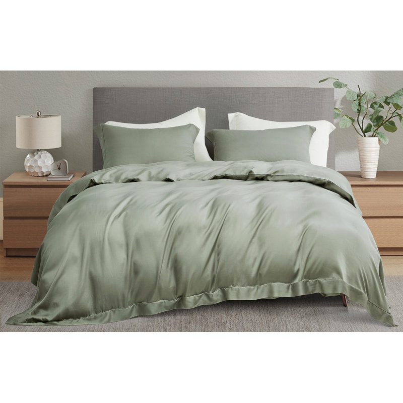 Eucalyptus Queen Tencel Lyocell Silky Duvet Cover Set