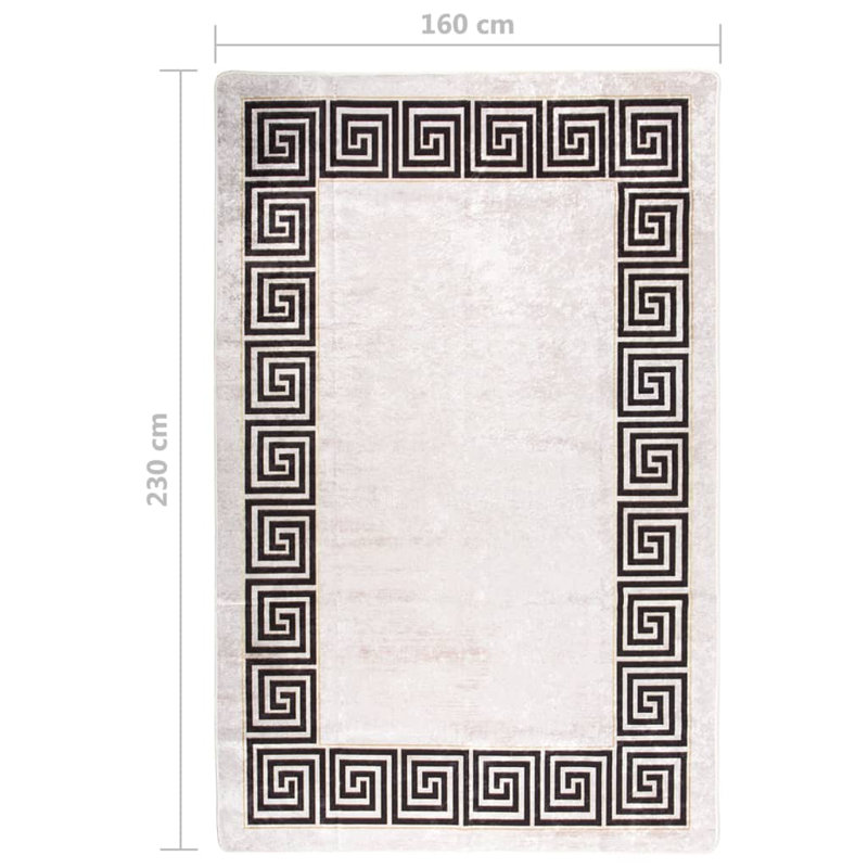 Zoya Geometric Area Rug, Rectangle 160 x 230cm