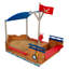Pirate 199.39cm Novelty Sandbox with Cover