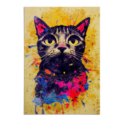 Catt Paint Splash No.1 - Print