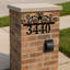 Plaque d'adresse murale 1 ligne "Scrolled Heart"-220928410-220955320