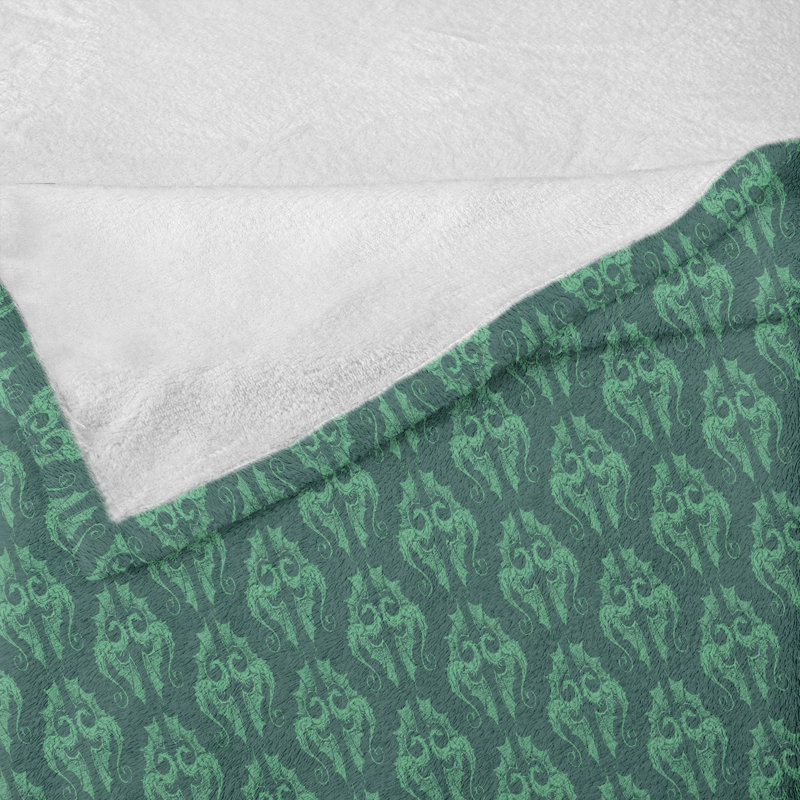 Ambesonne Fleece Throw Blanket, 70" W x 90" L, Dragon