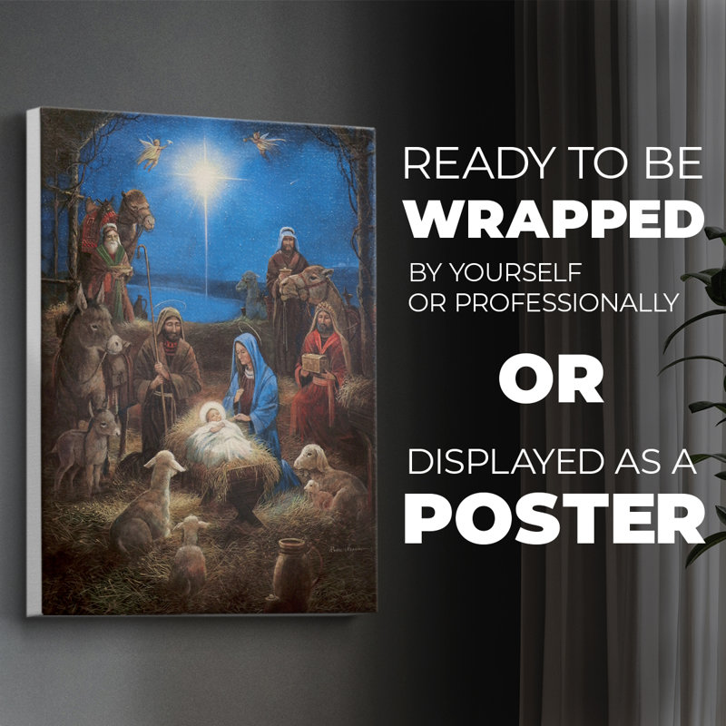 La Nativité - Impression sur toile seulement - NON-CADRE, H 60 po x l 40 po
