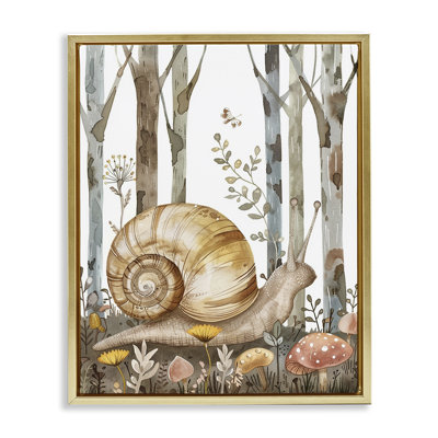  "Woodland Snail Nature Floater", art mural par LSR Design Studio