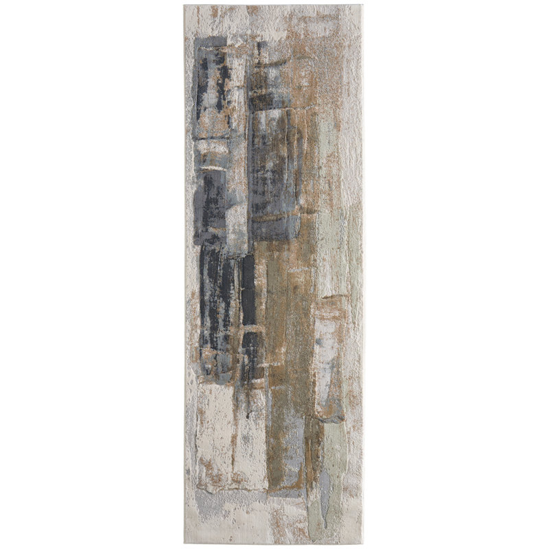 Tapis rectangulaire Rohaan, Tapis de couloir 2 pi 9 po x 7 pi 10 po