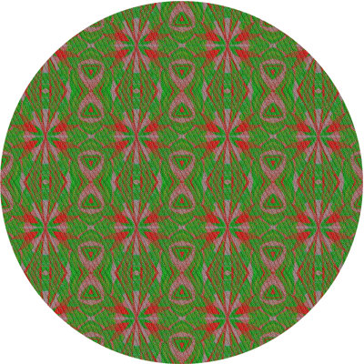 Non disponible vert/rouge Tapis décoratif