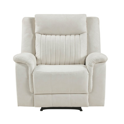 Contemporary Living Room Sofa Set 3pc Reclining Motion Sofa Loveseat Chair Beige Microfiber Upholstery Comfort Solid Wood Furniture